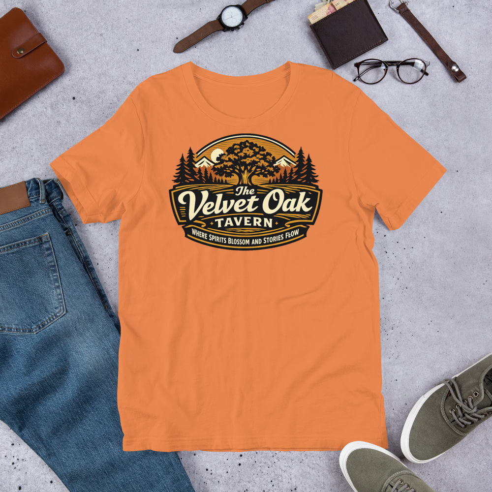 The Velvet Oak Tavern shirt mockup 3