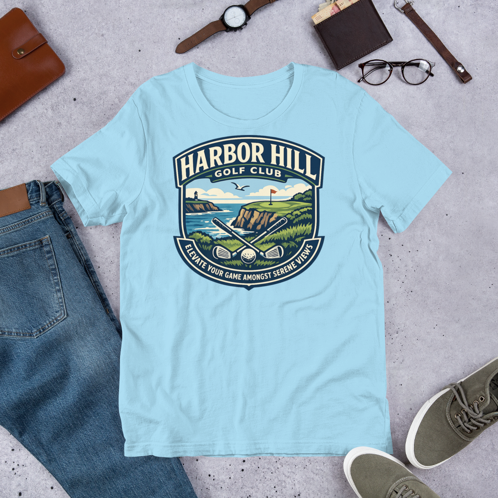 Harbor Hill Golf Club shirt mockup 3