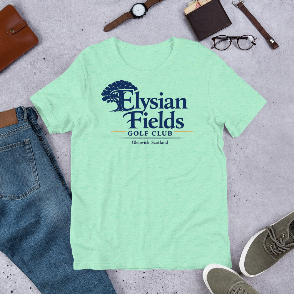 Elysian Fields Golf Club shirt mockup 3
