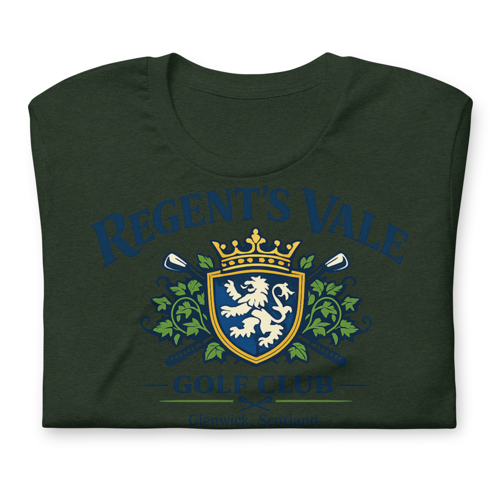 Regent's Vale Golf Club shirt mockup 2