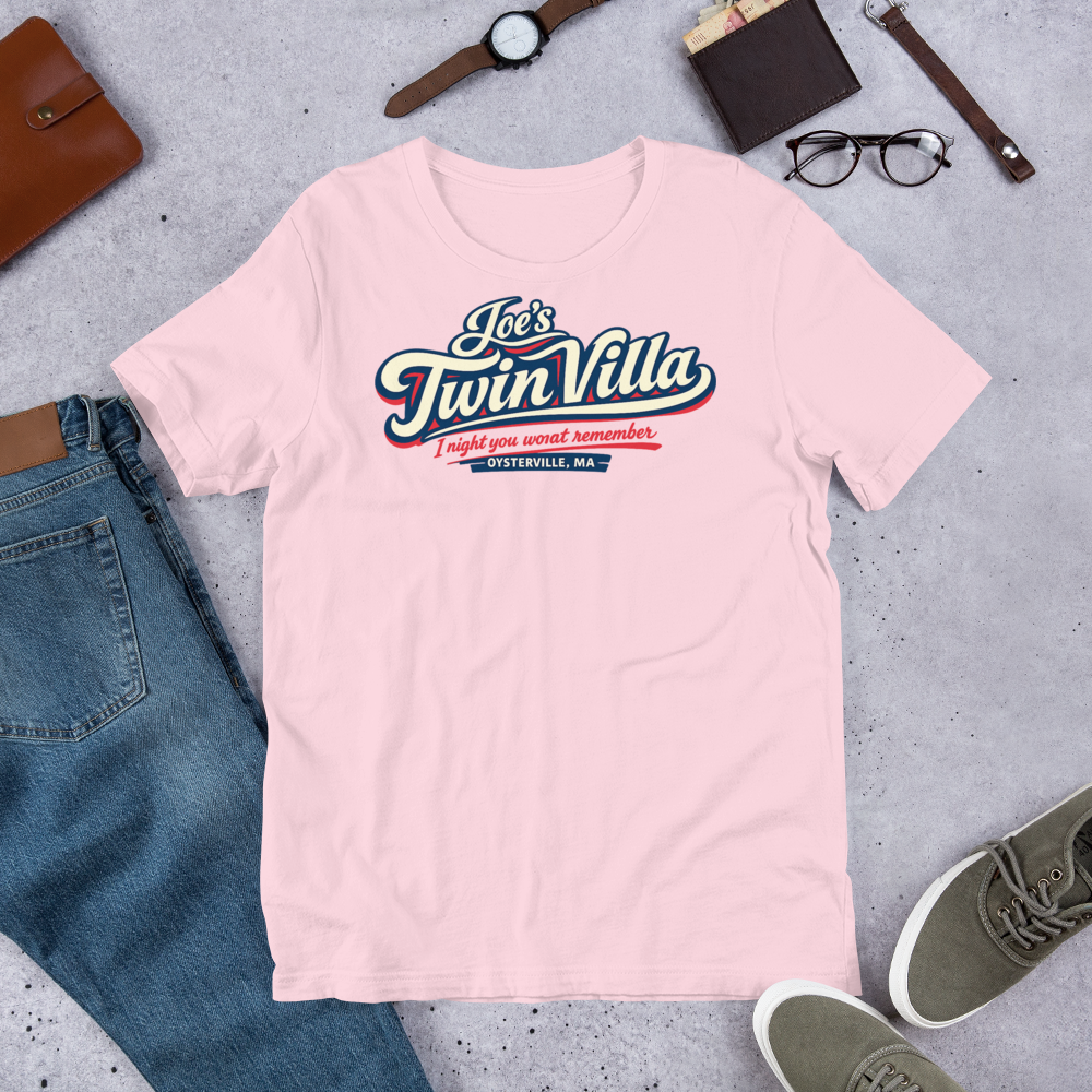 Joe's Twin Villa shirt mockup 3
