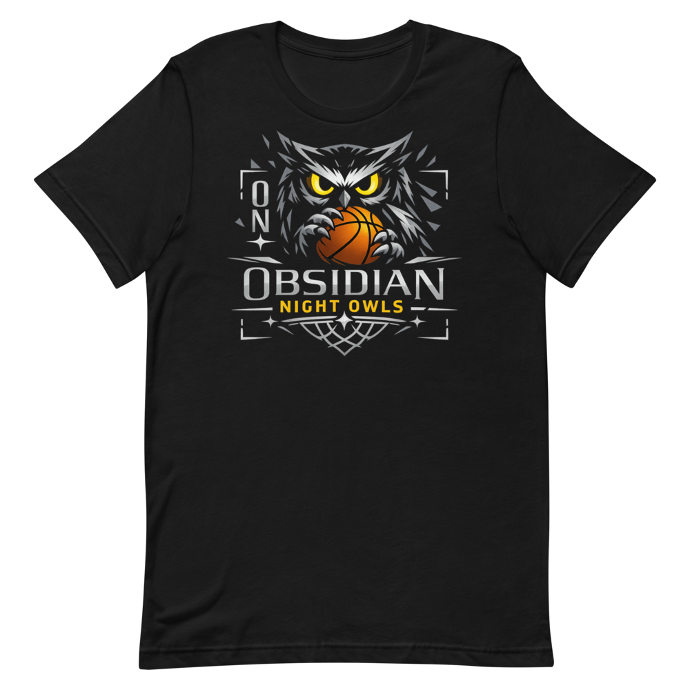 Obsidian Night Owls shirt mockup 1