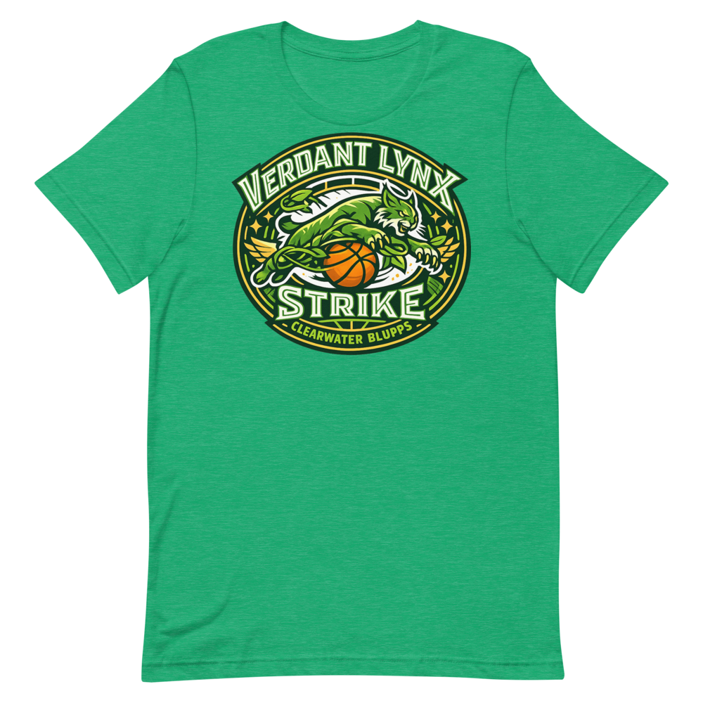 Verdant Lynx Strike shirt mockup 1