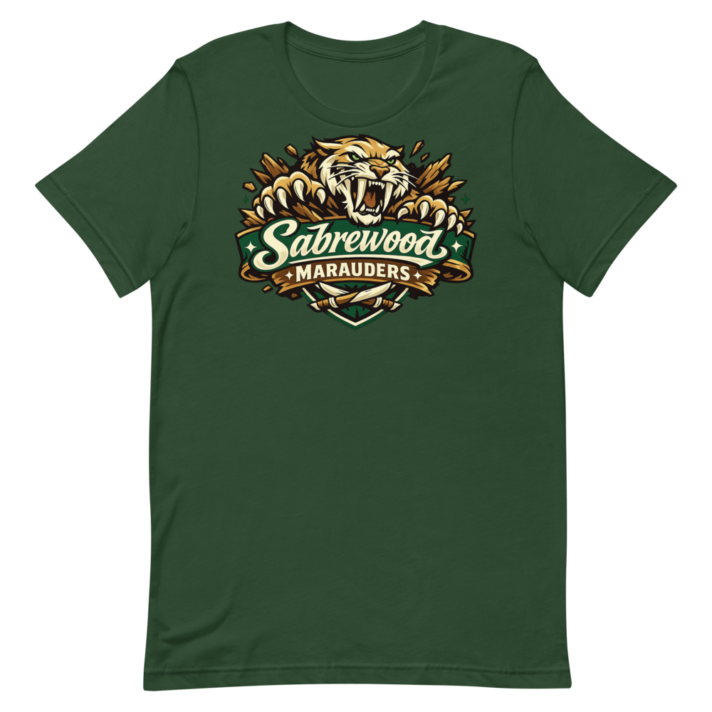 Sabrewood Marauders shirt mockup 1