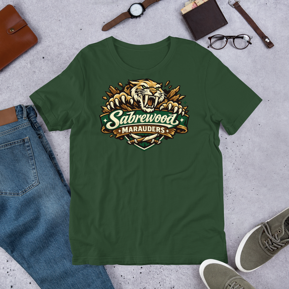 Sabrewood Marauders shirt mockup 3