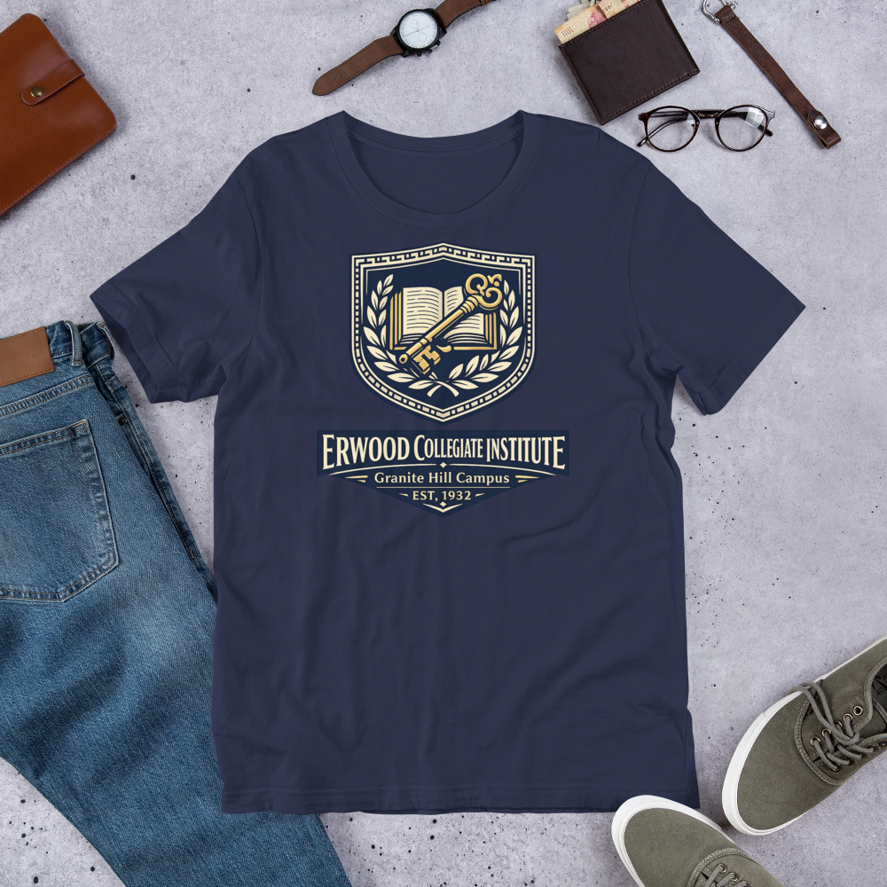 Erwood Collegiate Institute shirt mockup 3