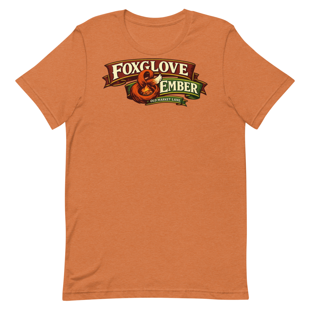 Foxglove & Ember shirt mockup 1