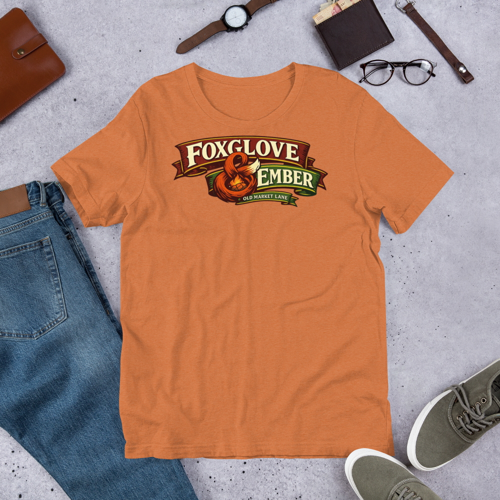 Foxglove & Ember shirt mockup 3